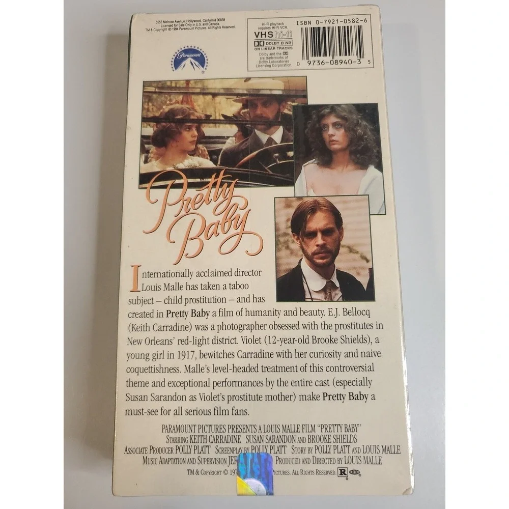 Pretty Baby (VHS, 1978)
